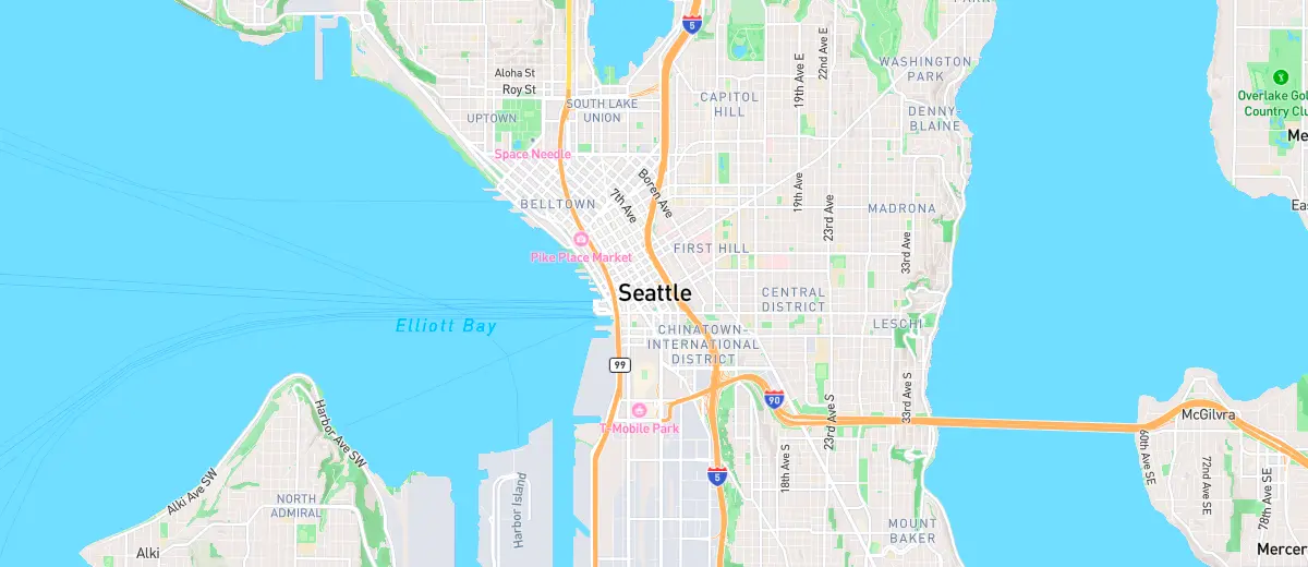 Map of Seattle